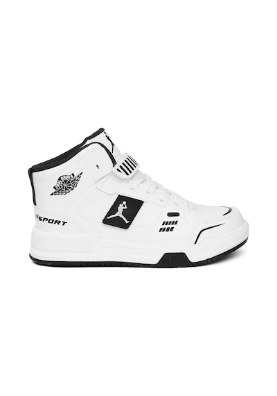 Cool King Uzun Filet Erkek Çocuk Hi Sneaker Beyaz-beyaz Beyaz
