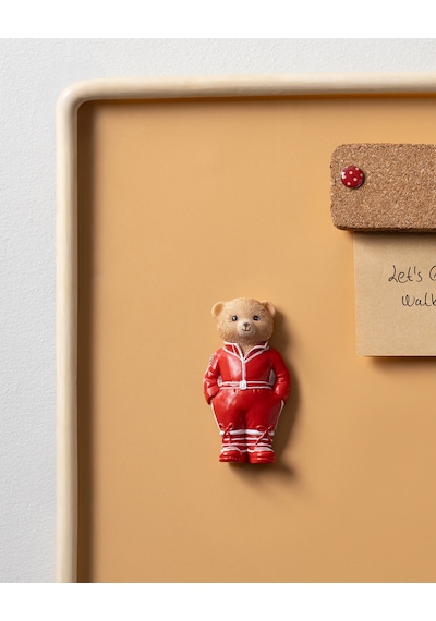 Madame Coco Jolie Bear Magnet - Kırmızı - 4x8 Cm 8684427186930