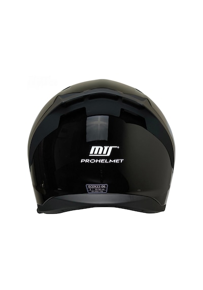 Mts M-801-Snake Güneş Vizörlü Kask Parlak Siyah