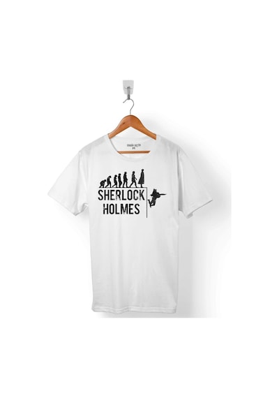 Sherlock Holmes Evrim The Evolutıon Of Man Erkek Tişört 001