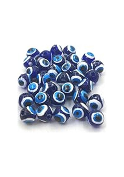 Nazar Boncuğu 100 Adet Akrilik 8 Mm
