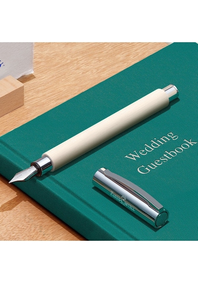Faber Castell Ambition Cinematic Dolma Kalem Beyaz Beyaz