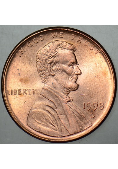 Amerika 1 Cent 1998 D Lıncoln Memorıal 19 Mm Çil -