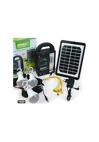 Dat At-999 Güneş Enerjili Solar Aydınlatma Cihazı 10 Parça Siyah