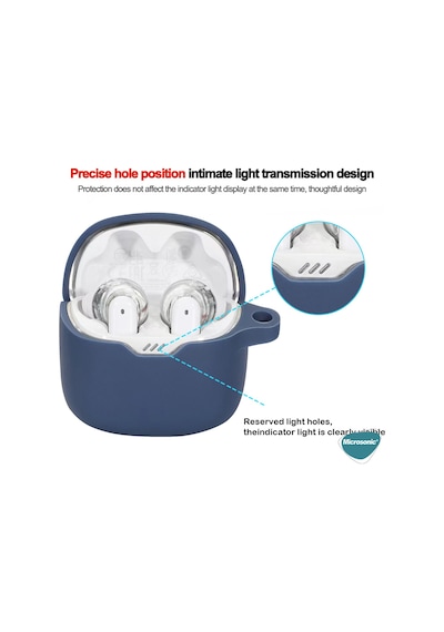 Microsonic Jbl Tune Flex 2 Mat Silikon Kılıf Koyu Yeşil