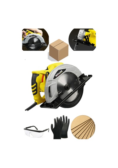 Pro Müller 4200 Xs Motor Korumalı Çift Metal Şanzıman Bakır Sargı Profesyonel Daire Testere Makinesi