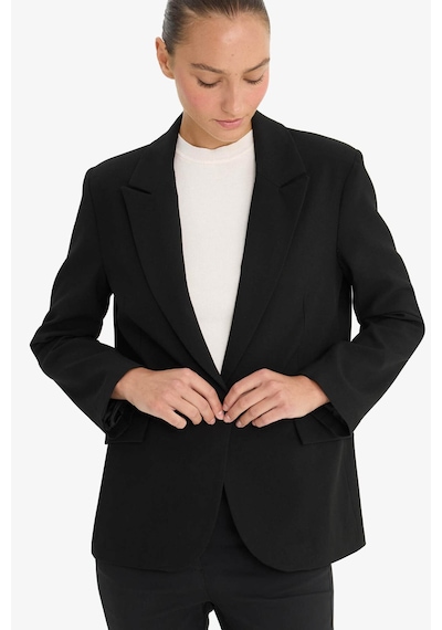 Defacto Regular Fit Düğmeli Blazer Ceket F9465AX25AU