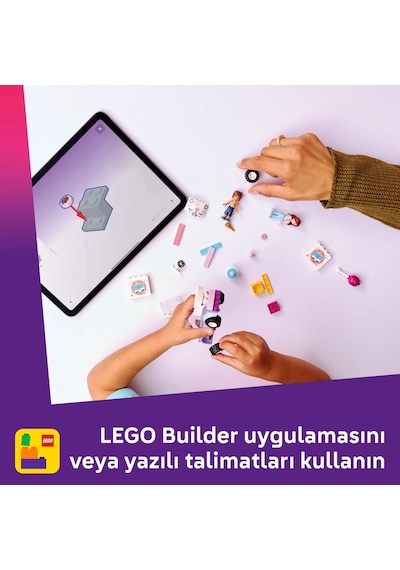 LEGO® Friends Tek Boynuzlu At Pasta Dağıtım Arabası 42675 - 4 yaş ve üzeri çocuklar için Yaratıcı Oyuncak Yapım Seti (67 Parça)