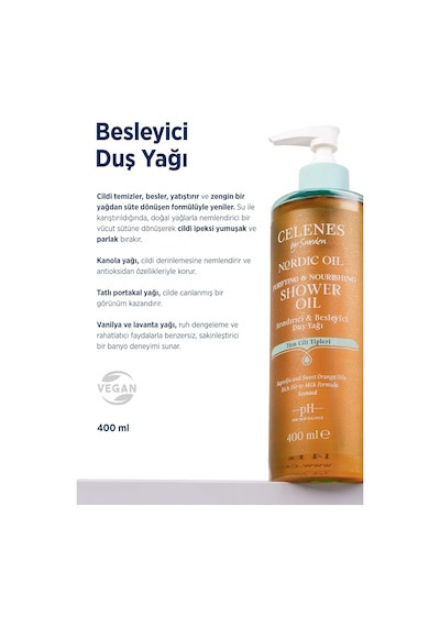 Nordic Oil Duş Yağı Tüm Cilt Tipleri İçin Besleyici Diğer