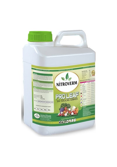 Nitroverm %100 Organik Konsantre Sıvı Solucan Gübresi 5L