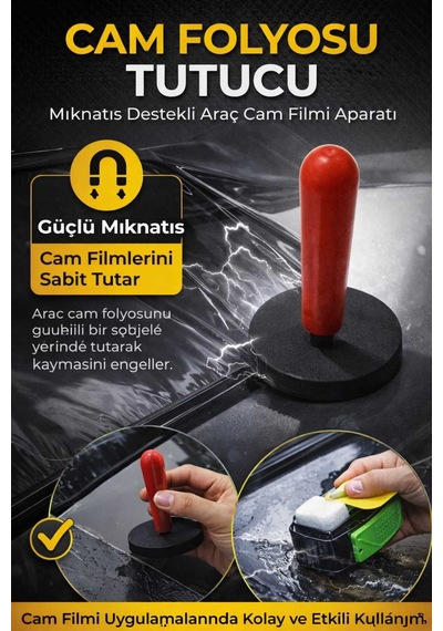 Fılım Ppf Folyo Tutucu Mıknatısı Kırmızı - 842425428
