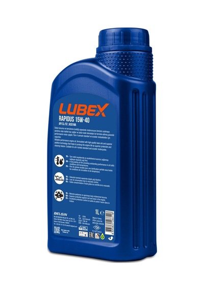 Lubex Rapidus 15W-40 1 L 4 Zamanlı Motosiklet Yağı