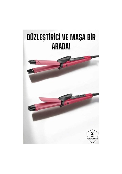 Erssaç Düzleştirici Ve Maşa İkili Saç Şekillendirici Kopya