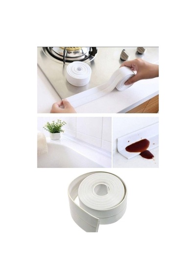 Sızdırmazlık Bandı Banyo Mutfak Lavabo Küvet Duş Teknesi Su Geçirmez Kenar Bant (320 Cm)