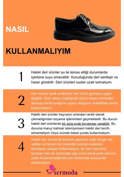 Sermoda Deri Erkek Ayakkabı - Kalın Taban Damatlık Deri Ayakkabı Rugan Siyah