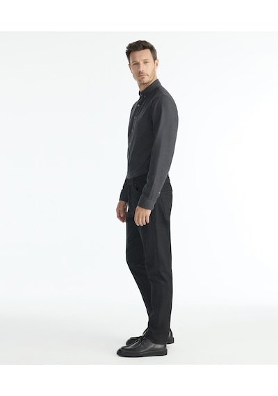Yargıcı Straight Normal Bel Pantolon 25kepn3011x 001 Siyah