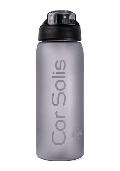 Cor Solis Tritan Sızdırmaz BPA’sız 800 ml Suluk – Siyah-Antrasit Gri