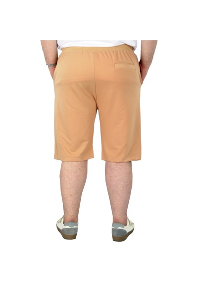 Mode Xl Büyük Beden Erkek Kapri Straight Basic 20500 Bej 001
