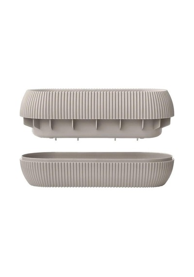 Omnipazar Krs-371 Dekoratif Plastik Mercan Uzun Saksı 0.55 Litre No 1 61403480