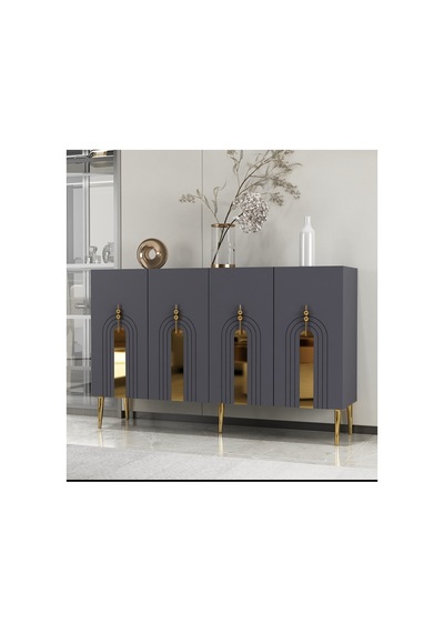 Garden 120 Cm Konsol Tv Sehpası Çok Amaçlı Dolap Antrasit-altın Antrasit-altın Garden 120 Cm Konsol Tv Sehpası Çok Amaçlı Dolap Antrasit-altın Antrasit-altın