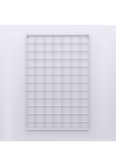 40x60 Metal Fotoğraf Askısı Tel Pano Beyaz 4 Adet Mini Mandal 2 Adet Kıskaç
