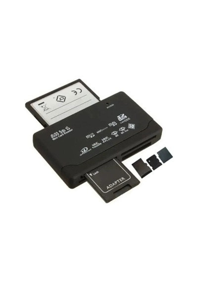 Mini Bellek Kart Okuyucu Hepsi Tek Kart Okuyucu Usb 2.0 480mbps Kart Okuyucu Tf Black