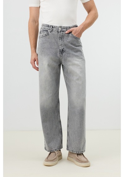Antioch Relax Fit Erkek Jean Gri