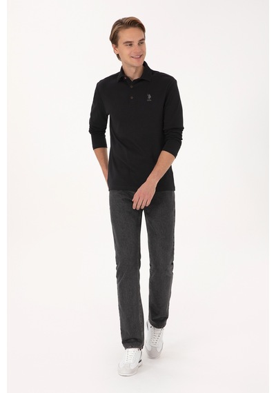 U.s. Polo Assn. Erkek Siyah Sweatshirt 50307692-vr046 Sıyah