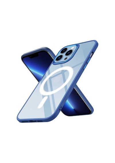 Apple Uyumlu iPhone 13 Pro Max Kilif Wireless Özellikli Krom Magsafe Silikon 551641006