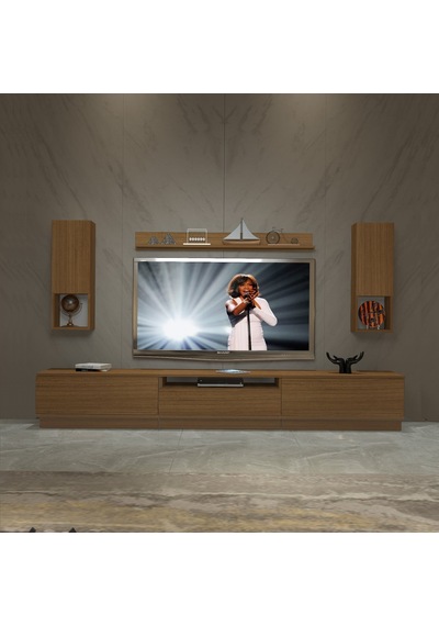 Decoraktiv Trendstyle 270das Mdf Tv Ünitesi Tv Sehpası Ceviz