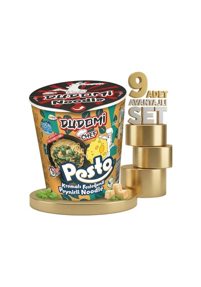 Dudomi Bardak Kremalı Pesto Soslu 9x80 Gr