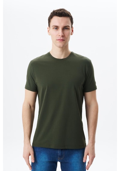 AR-MA Arma Erkek Regular Fit Basic Süprem Bisiklet Yaka Tişört Y29344453002 Haki