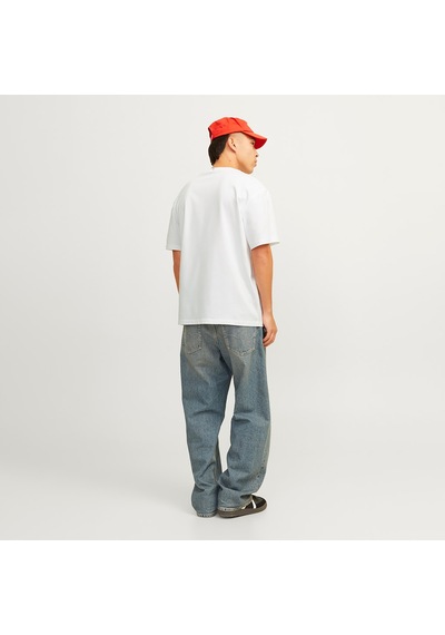 Jack & Jones Frederiksberg Erkek Beyaz Tişört 12262494-bw Beyaz