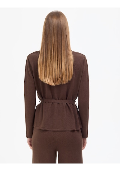 Pierre Cardin Kadın Kahverengi Hırka Triko 50324028-vr029
