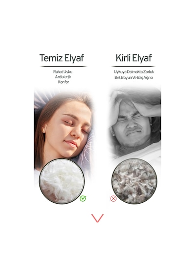 Eve Tekstil 8 Adet Bamboo Gri Serisi Kılıflı Fermuarlı Yıkanabilir Antialerjik Silikon Elyaf Yastık 50x70cm 800 Gr Gri