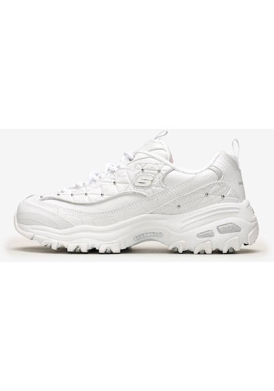 Skechers D'Lites  -  Glamour Feels Kadın Beyaz Sneakers 13087 Wsl Beyaz