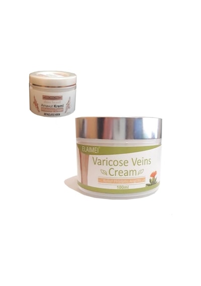 Spider Varicose Veins Cream,diz,bacak Bakım Kremi + Three Brand Arnavut Aklık Kremi 100 Ml