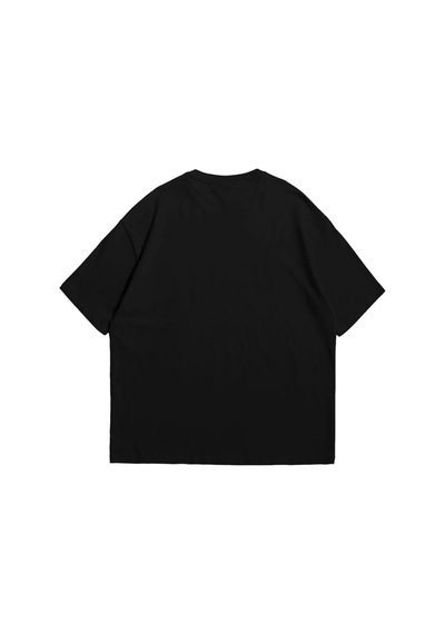 Startmore Flame Taş Baskılı Oversize Unisex Beyaz Siyah