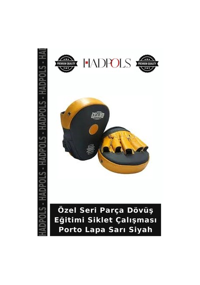 Özel Seri Parça Dövüş Eğitimi Siklet Çalışması Porto Lapa Sarı Siyah
