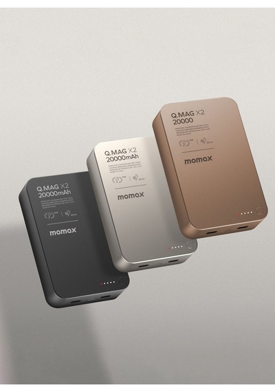 Momax IP133L2 Q.Mag X2 35W 20000 mAh Magsafe Powerbank Desert Titanium