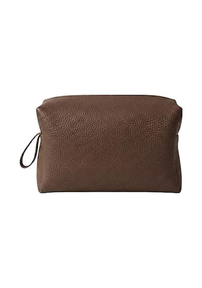 Deri Erkek Bakım Çantası Seyahat Organizeri Tıraş Çantası, Kişisel Bakım Ve Kozmetik Düzenleyici, Fermuarlı Geniş Hacimli Dopp Kit Kahverengi Deri Erkek Bakım Çantası Seyahat Organizeri Tıraş Çantası, Kişisel Bakım Ve Kozmetik Düzenleyici, Fermuarlı Geniş Hacimli Dopp Kit Kahverengi