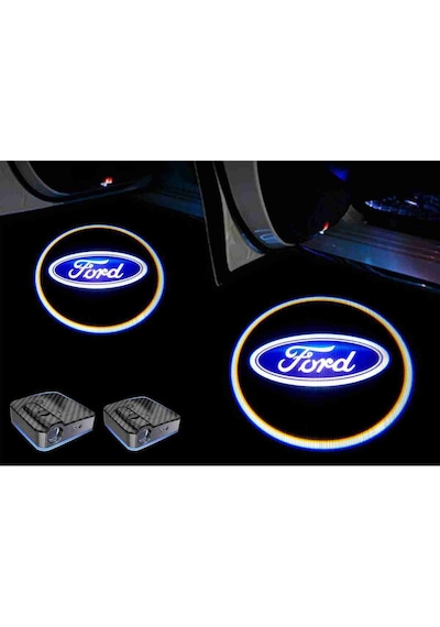 Fordaraçlar İçin Pilli Yapıştırmalı Kapı Altı Led Logoprojektör