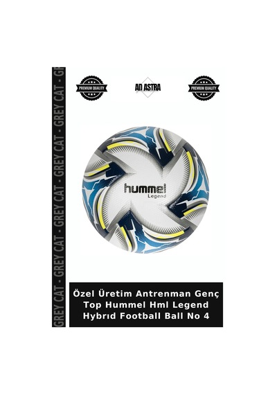 Özel Üretim Antrenman Genç Top Hummel Hml Legend Hybrıd Football Ball No 4 Çok Renkli
