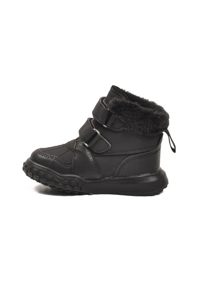 Cool Siyah Cırtlı Kaymaz Taban Unisex Çocuk Bot Shade B Siyah