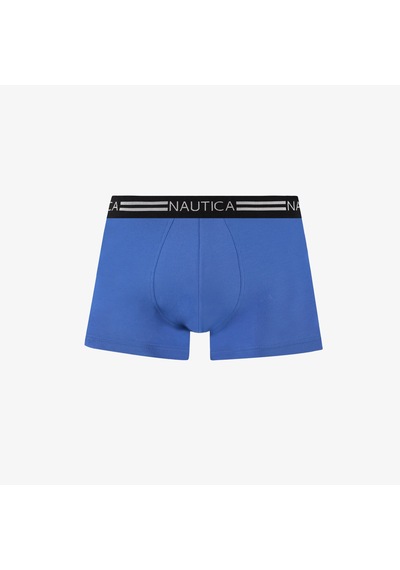 Nautica Erkek Mavi Standart Fit 3'lü Boxer Düz X55006t Mavi