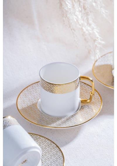 Acar Doreen 6 Kişilik Kahve Fincan Takımı - 90 Ml Renkli