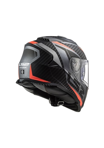 Ls2 Storm 2 Racer Full Face Motosiklet Kaskı 66913 Mat Titanyum Turuncu