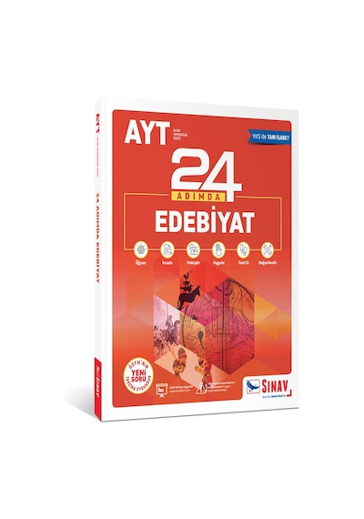 Sınav Yayınları Ayt Edebiyat 24 Adım Soru Bankası
