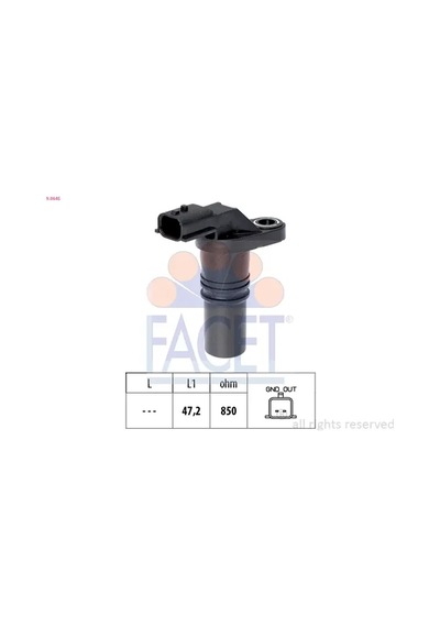 Krank Sensörü - Dacia Lodgy, Sandero, Duster, Logan, Dokker, Talento - Facet-90645