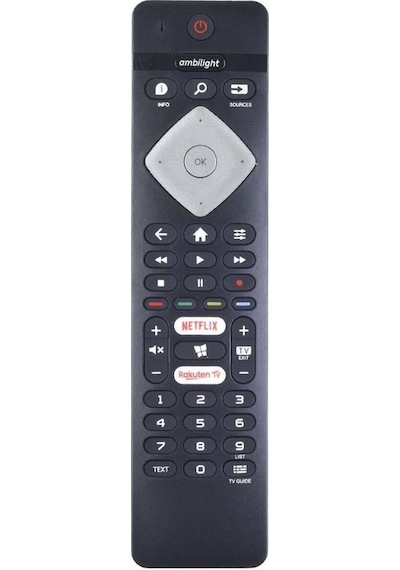 Philips Uyumlu Ambilight Netflix Rakuten Tuşlu Led Tv Televizyon Uzaktan Kumanda Tr-603